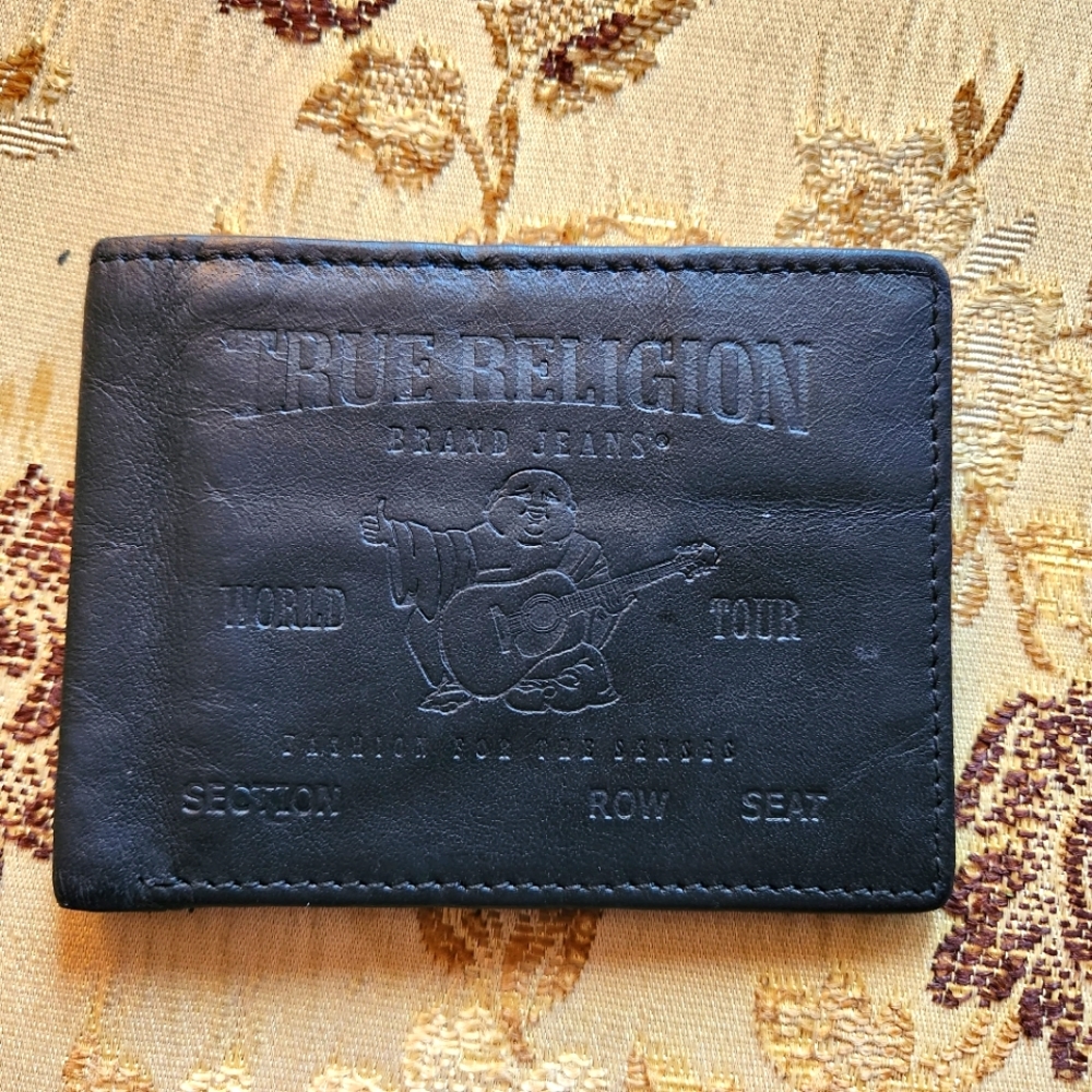 True Religion World Tour Leather Wallet